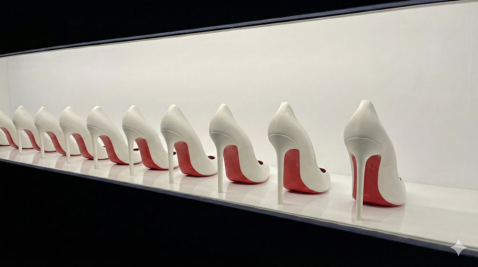 Christian Louboutin Red Sole White Heels Preowned