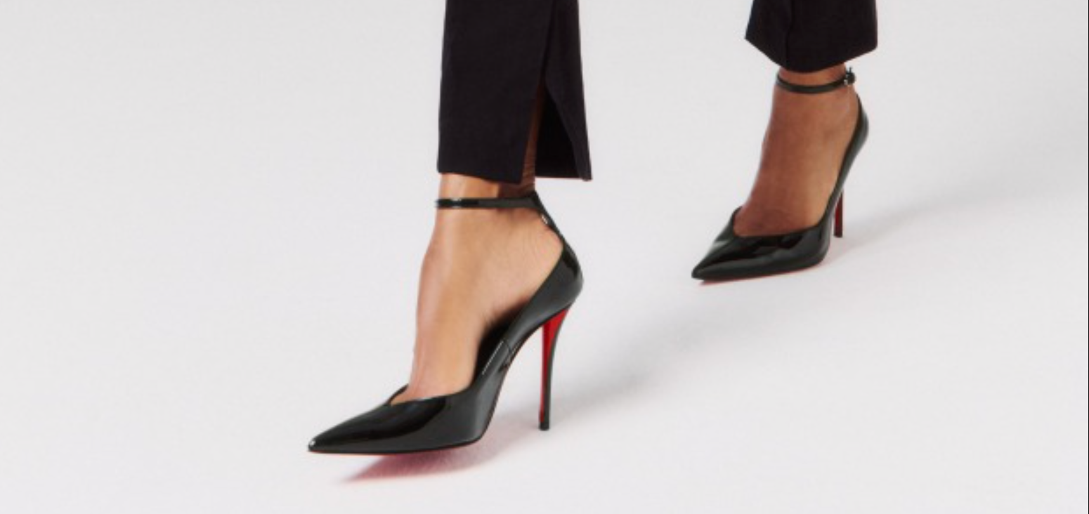 Christin Louboutin Black Erozee Side