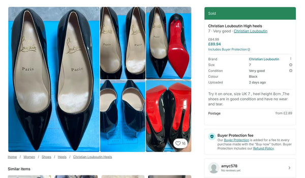Buying Christian Louboutin on Vinted UK: The 2-Day Rule