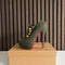 Christian Louboutin Flannel Loubout 150 Dark Green Cotton Ankle Boots