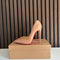 Christian Louboutin So Kate 120 Nude Patent Leather Heels
