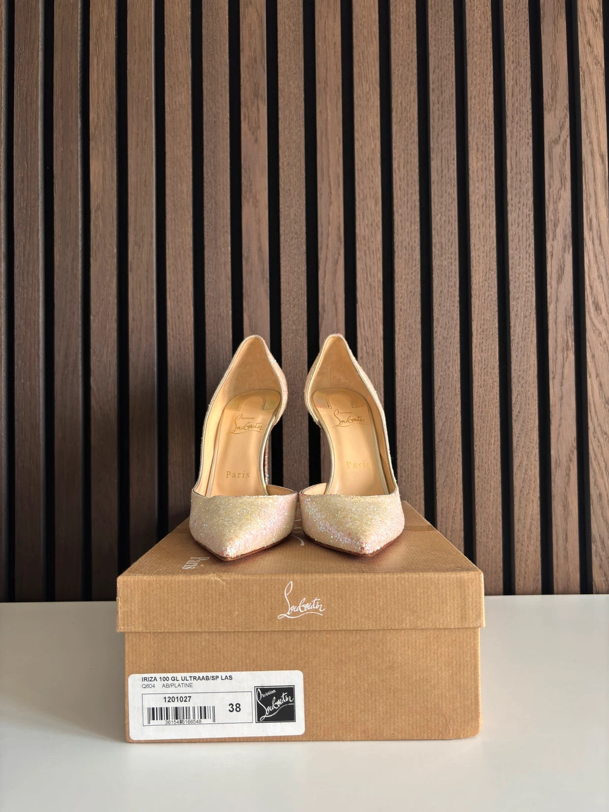 Christian Louboutin Iriza Red (image 7) Christian Louboutin Iriza 100 Red Patent Leather Heels - additional view 7