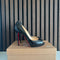 Christian Louboutin Yolanda 120 Black Patent Leather Heels