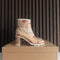 Christian Louboutin Croche Kraft 70 Nude Leather Ankle Boots