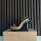 Christian Louboutin Macarena 120 Black Patent Leather Heels