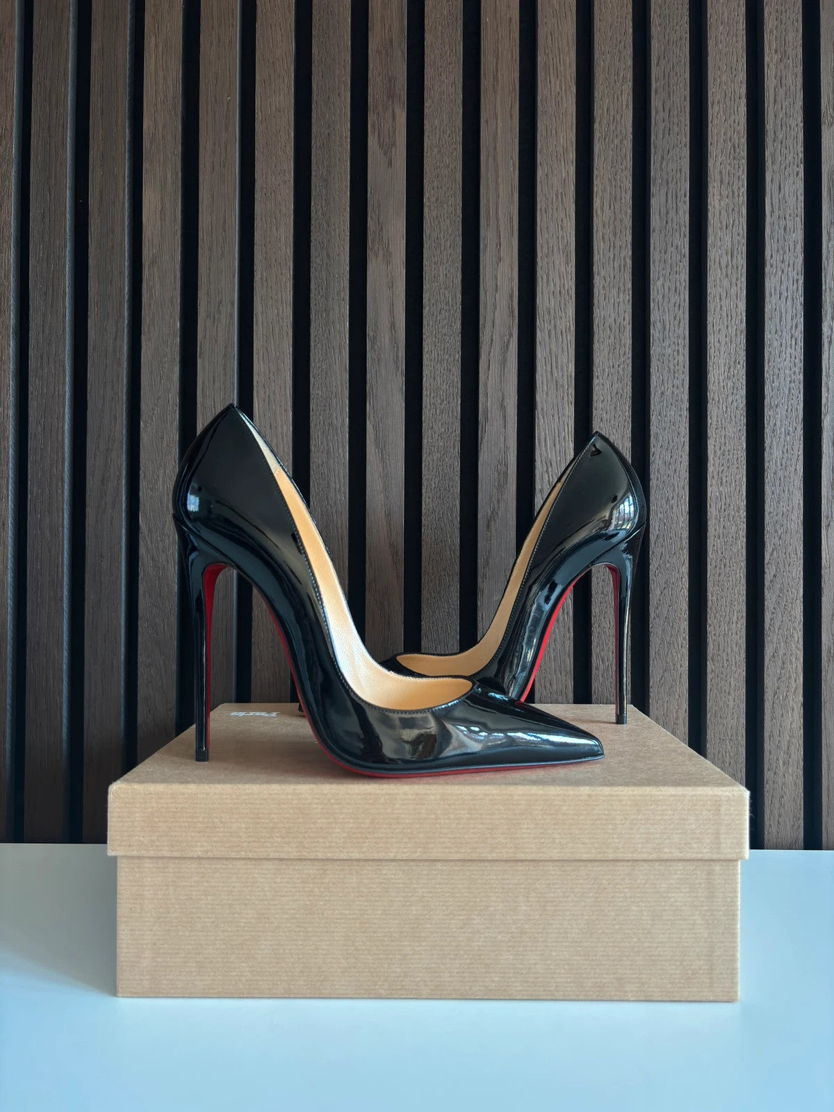 Christian Louboutin So Kate Black (image 7) Christian Louboutin So Kate 120 Black Patent Leather Heels - additional view 7