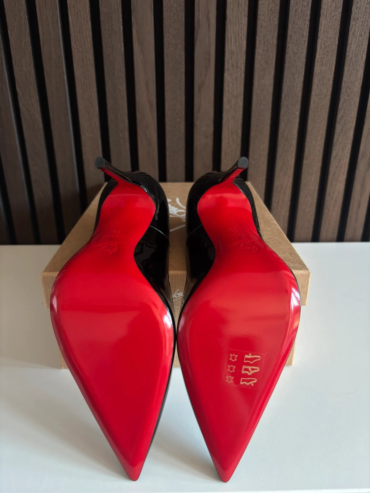 Christian Louboutin So Kate Black (image 6) Christian Louboutin So Kate 120 Black Patent Leather Heels - additional view 6