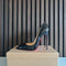 Christian Louboutin So Kate 120 Black Patent Leather Heels