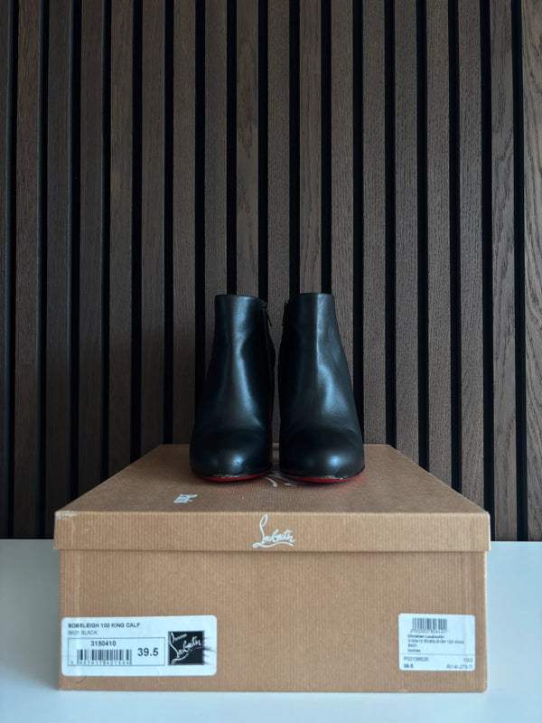 Christian Louboutin Bobsleigh 100 Red Leather Boots - Detail