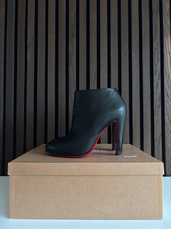 Christian Louboutin Bobsleigh 100 Red Leather Boots