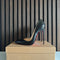 Christian Louboutin So Kate 120 Black Patent Leather Heels