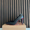 Christian Louboutin Condora 85 Black Leather Heels