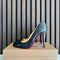 Christian Louboutin Décolleté Calf Black Leather Heels