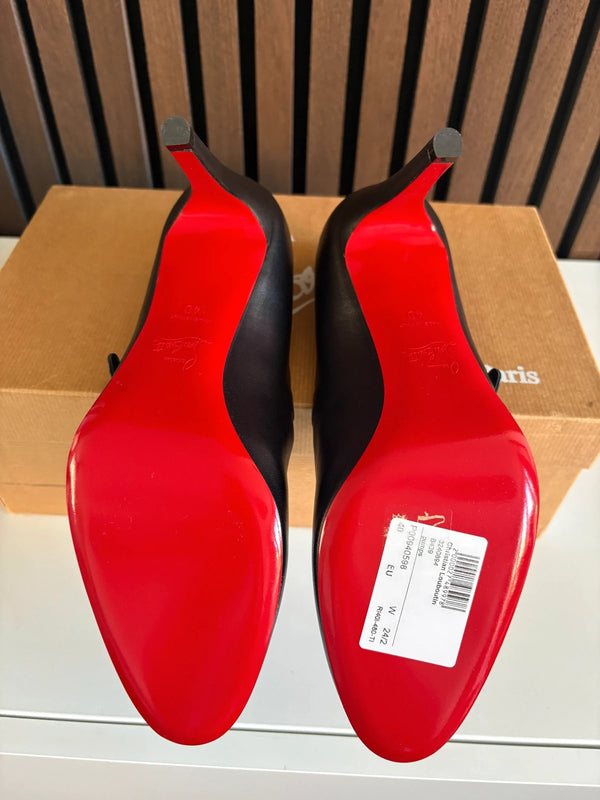 Christian Louboutin Pumppie 85 Mary Jane Heels - Detail