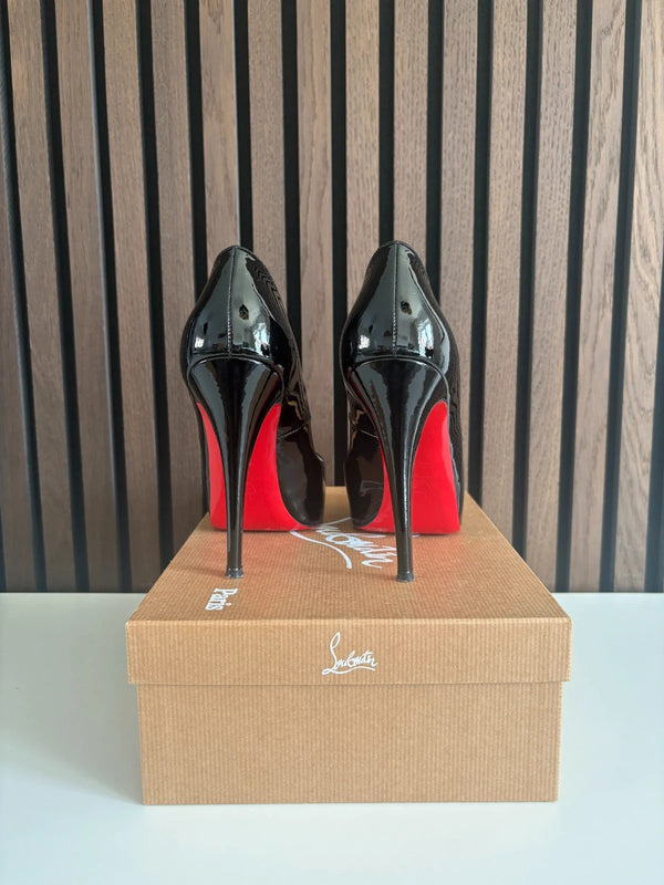 Christian Louboutin Very Prive Patent Leather Heels - Detail
