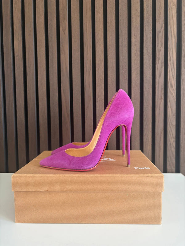 Christian Louboutin So Kate 120 Suede Heels