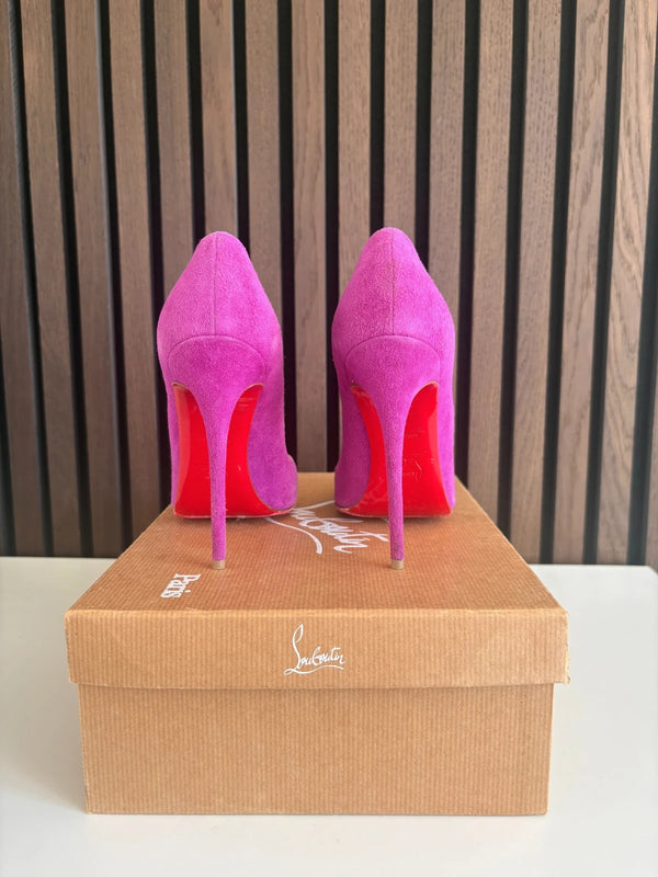 Christian Louboutin So Kate 120 Suede Heels - Detail
