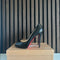 Christian Louboutin Yolanda 120 Black Patent Leather Heels