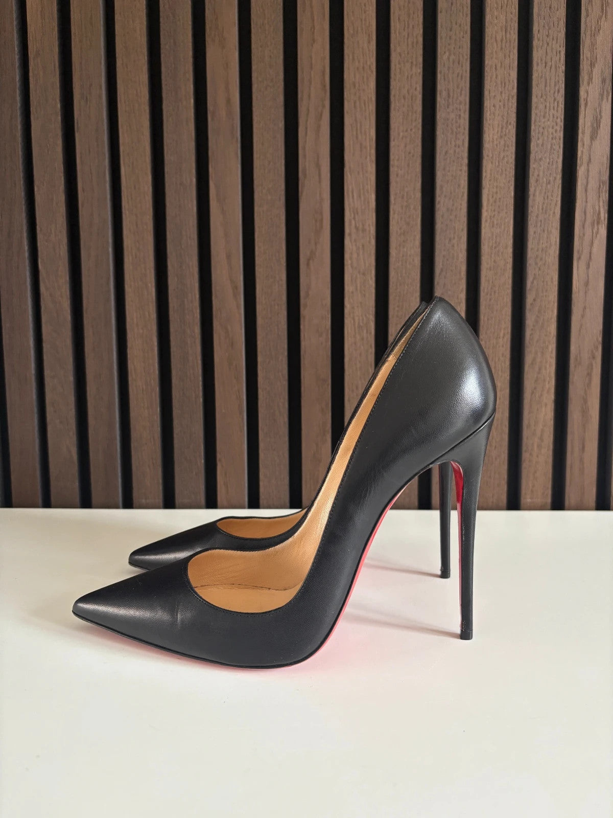 Christian Louboutin So Kate Black Christian Louboutin So Kate 120 Leather Heels - main product view