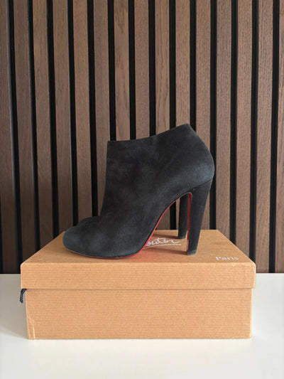 Christian Louboutin Belle 85 Suede Ankle Boots