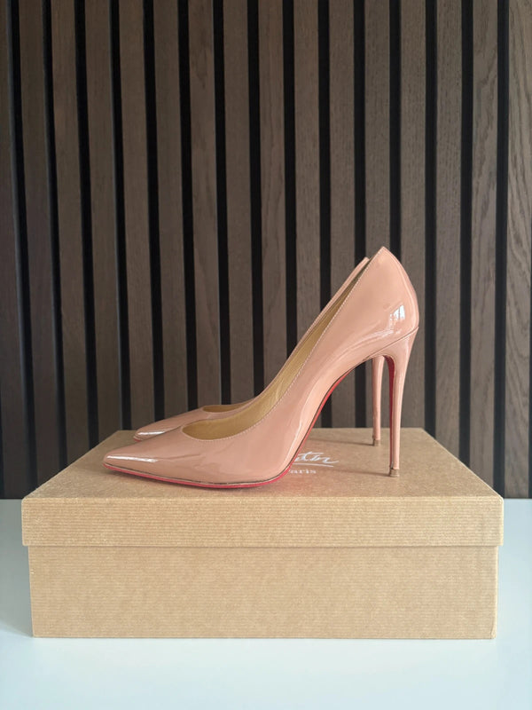 Christian Louboutin Kate 100 Patent Leather Heels