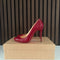 Christian Louboutin Elisa 100 Red Patent Leather Pumps Heels