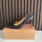 Christian Louboutin Mater Claude 85 Black Kid Leather Heels