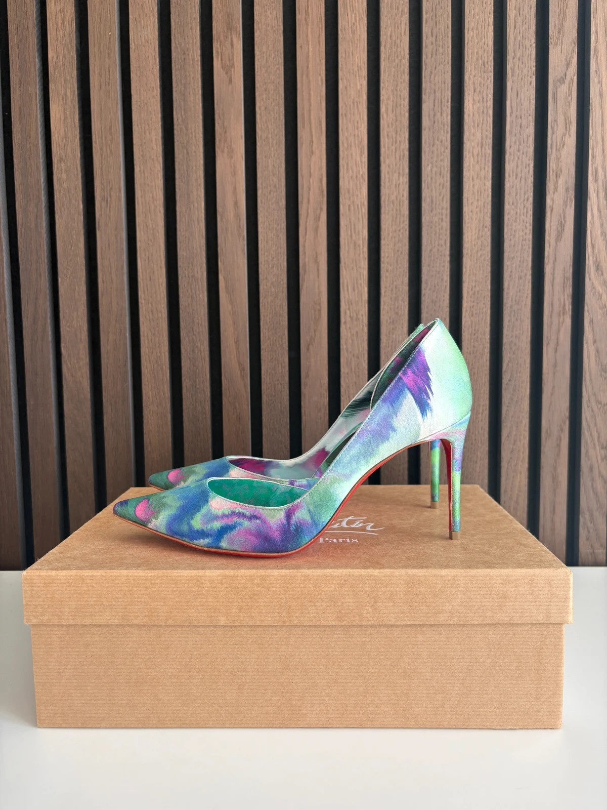 Christian Louboutin Iriza Multicolour Christian Louboutin Iriza 85 Multi Heels - main product view