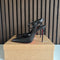 Christian Louboutin Jenlove 100 Black Leather Heels