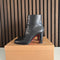 Christian Louboutin Adox 85 Black Leather Ankle Boots