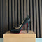 Christian Louboutin Very Prive 120 Black Patent Calf Heels
