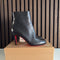 Christian Louboutin Pumppie 85 Leather Booty Ankle Boots
