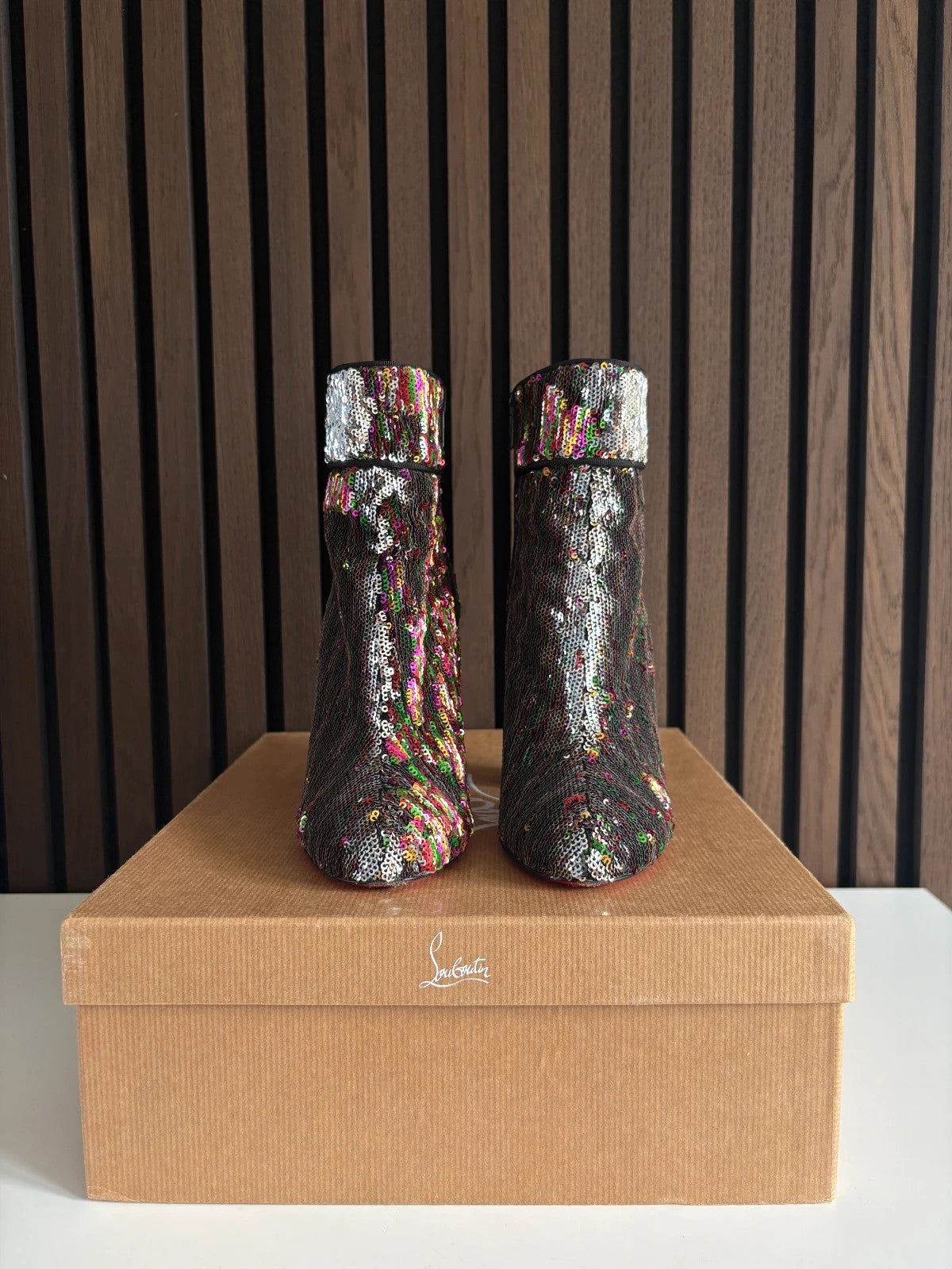 Christian Louboutin MoulaMax Multicolour (image 8) Christian Louboutin MoulaMax 100 Ankle Boots - additional view 8