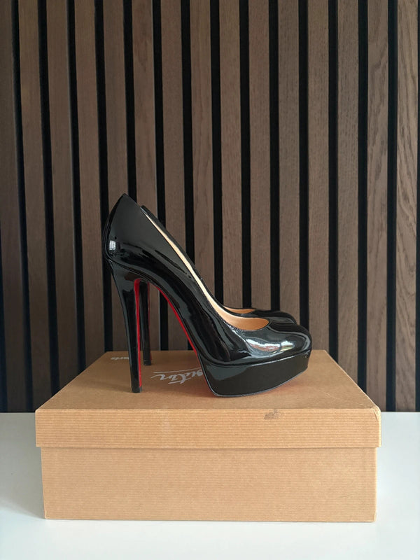 Christian Louboutin Bianca 140 Patent Leather Platform Heels