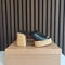 Christian Louboutin Calakala 85 Mules Black Leather Espadrille Platform Heels