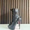 Christian Louboutin Alta Boutin 150mm Black Nappa Leather Size EU 38
