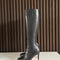 Christian Louboutin Bianca 120 Leather Black Boots (EU 38 / UK 5)