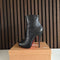 Christian Louboutin Black Leather Ankle Boots (EU 37 / UK 4)