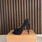 Christian Louboutin Drapadita Suede Peep Toe Heels (EU 36 / UK 3)