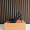 Christian Louboutin Hot Chick Sling Black Patent Leather Heels (EU 37 / UK 4)