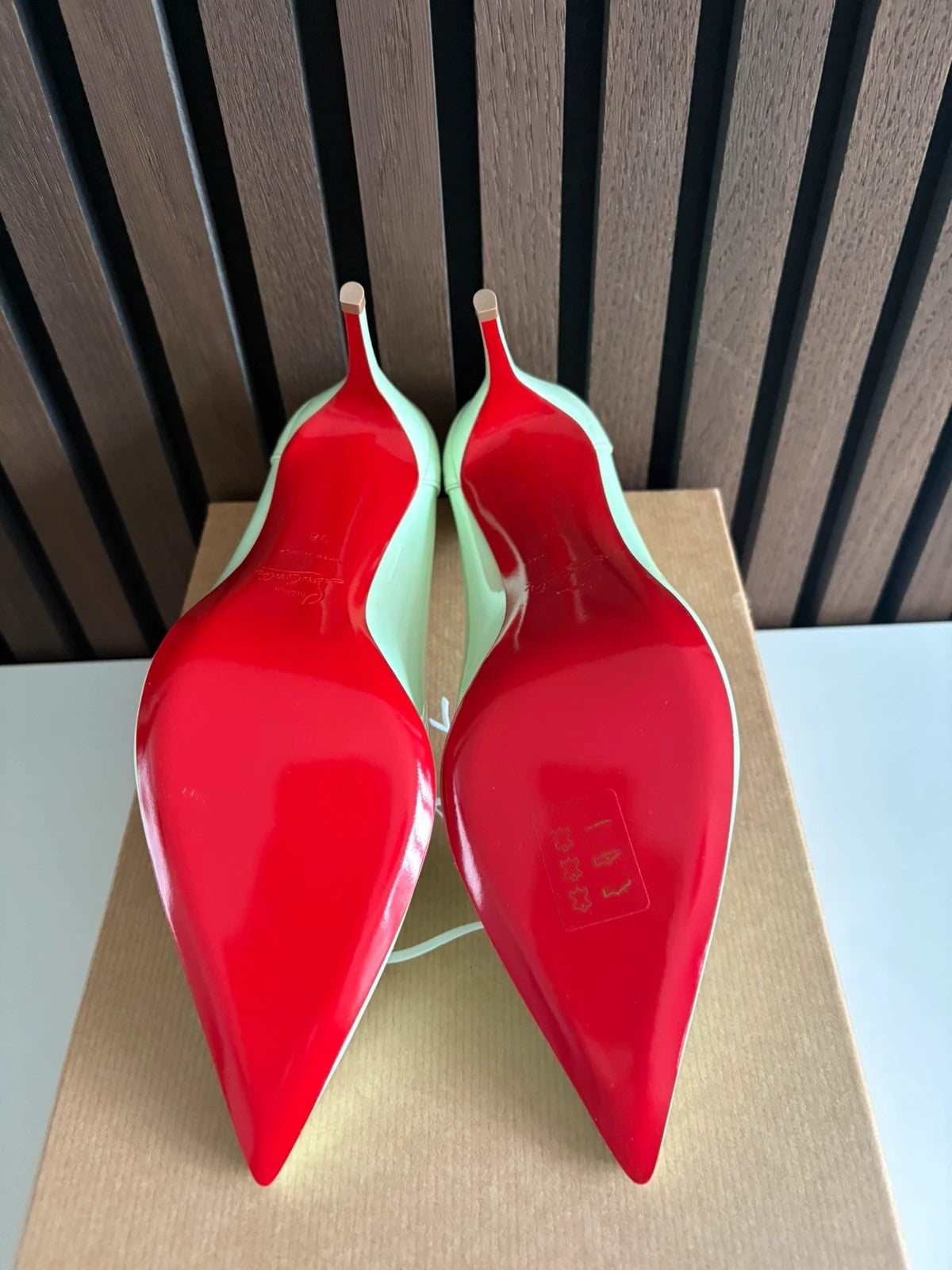 Christian Louboutin Kate 85 Patent Leather Black - With Box Christian Louboutin Kate 85 Patent Leather Black Heels (EU 38 / UK 5) - additional view 6