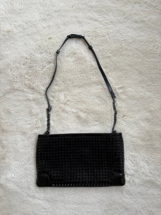 Christian Louboutin Loubiposh 100 Leather Black - Front View