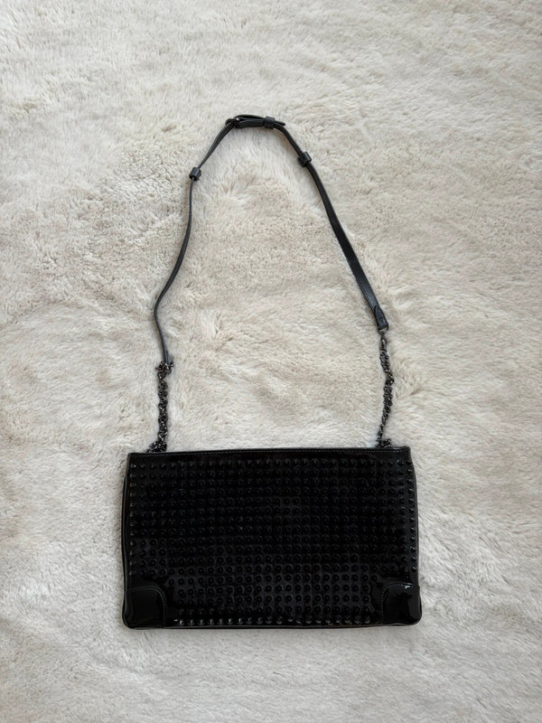 Christian Louboutin Loubiposh Leather Black Bag