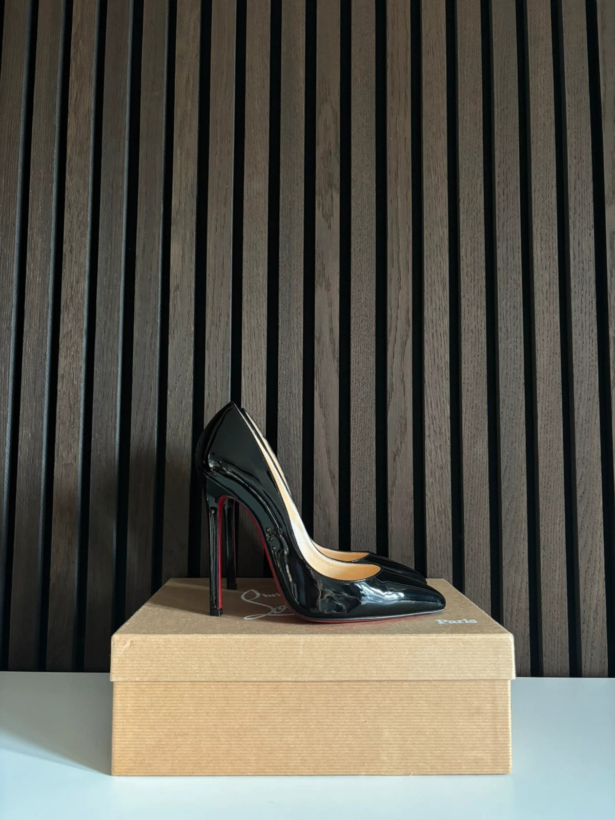Christian Louboutin Pigalle 120 Patent Leather Black - With Box Christian Louboutin Pigalle 120 Patent Leather Black Heels (EU 40.5 / UK 7.5) - additional view 6