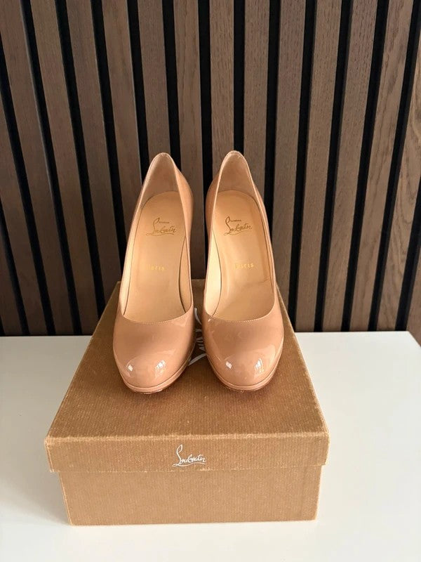 Christian Louboutin Simple Pump 120 Patent Leather Heels EU 39.5 - Detail