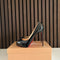 Christian Louboutin Very Prive 120 Black Patent Leather Heels (EU 37.5 / UK 4.5)